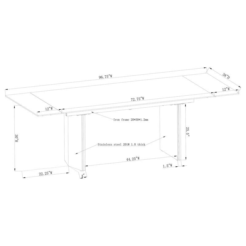 Vesa Dining Tables - My Sweet Home Furniture (Queens, NY)
