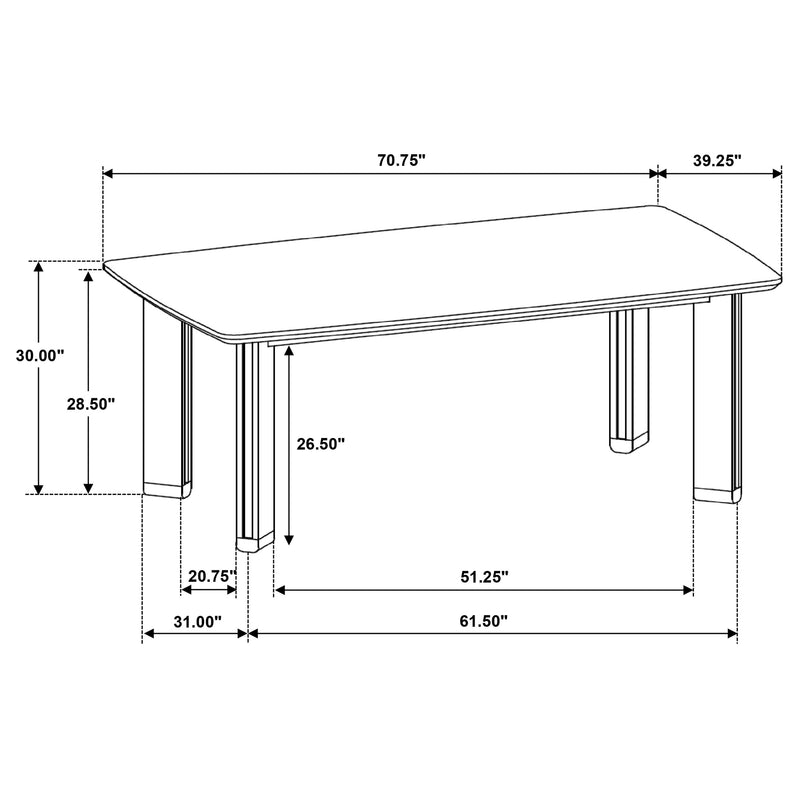 Ottowa Dining Tables Squre - My Sweet Home Furniture (Queens, NY)