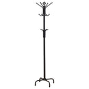 Collier 12-hook Coat Rack Black - My Sweet Home Furniture (Queens, NY)
