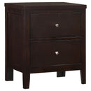 Carlton 2-drawer Rectangular Nightstand Cappuccino - My Sweet Home Furniture (Queens, NY)