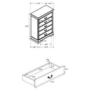 Louis Philippe Panel Bedroom Set with High Headboard - My Sweet Home Furniture (Queens, NY)