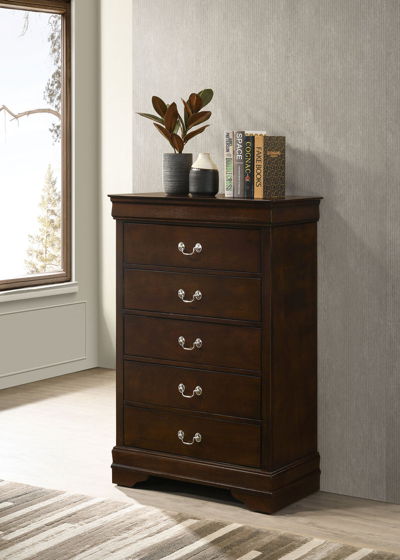 Louis Philippe Chest Brown - My Sweet Home Furniture (Queens, NY)