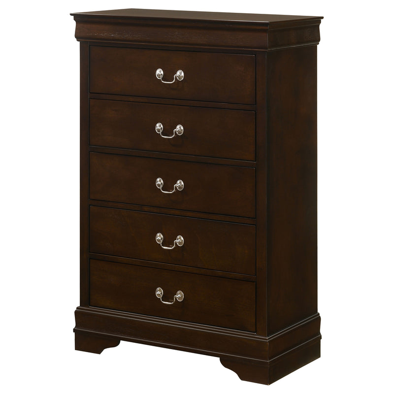 Louis Philippe Chest Brown - My Sweet Home Furniture (Queens, NY)