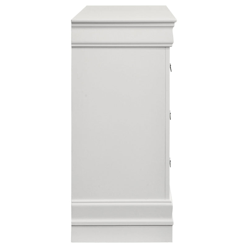 Louis Philippe 6-drawer Dresser White - My Sweet Home Furniture (Queens, NY)