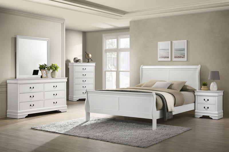 Louis Philippe 6-drawer Dresser White - My Sweet Home Furniture (Queens, NY)