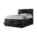 Briana California King Platform Storage Bed Black - My Sweet Home Furniture (Queens, NY)