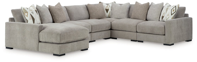 Aslan Court Sectional with Chaise - My Sweet Home Furniture (Queens, NY)