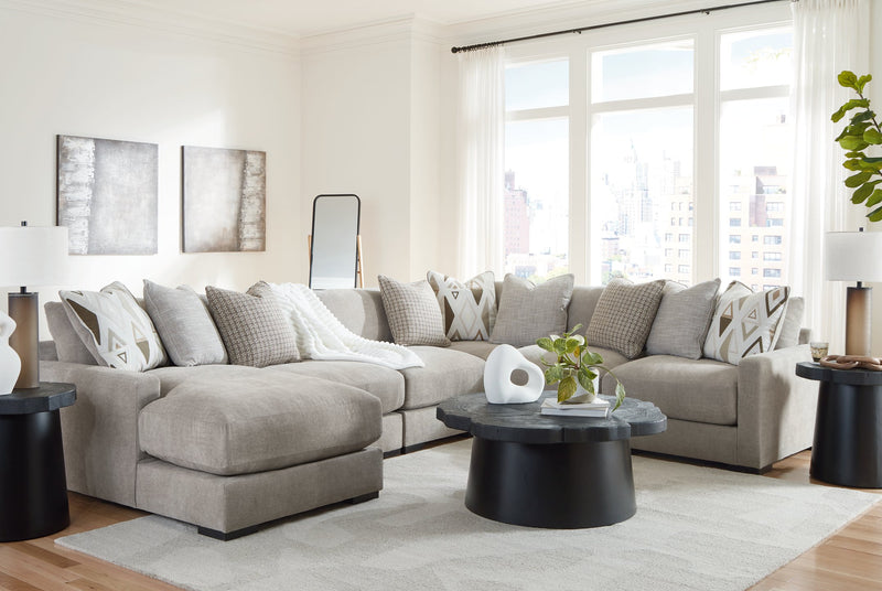 Aslan Court Sectional with Chaise - My Sweet Home Furniture (Queens, NY)