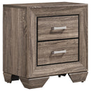 Kauffman 2-drawer Nightstand Washed Taupe - My Sweet Home Furniture (Queens, NY)