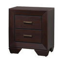 Kauffman 2-drawer Nightstand Dark Cocoa - My Sweet Home Furniture (Queens, NY)