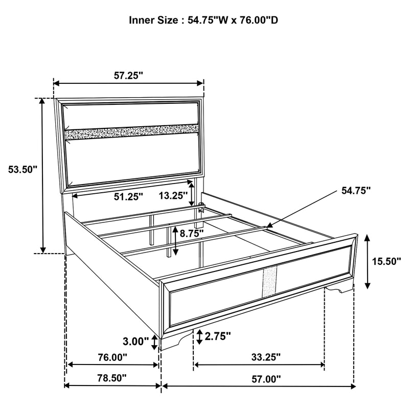 Miranda 4 Pc Bedroom Set