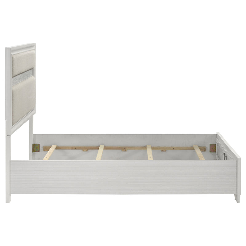 Miranda California King, E.King, Queen, Full, & Twin Bed Black & White - My Sweet Home Furniture (Queens, NY)