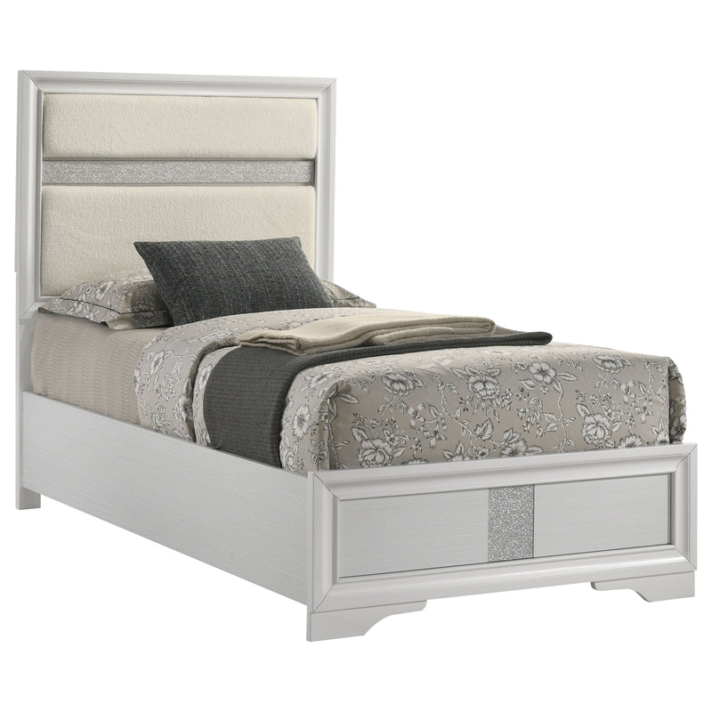 Miranda California King, E.King, Queen, Full, & Twin Bed Black & White - My Sweet Home Furniture (Queens, NY)