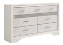 Miranda 7-drawer Dresser White and Rhinestone - My Sweet Home Furniture (Queens, NY)