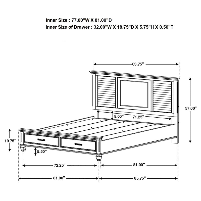 Franco 5 Pc Bedroom Sets - My Sweet Home Furniture (Queens, NY)