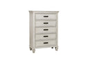 Franco 5-drawer Chest Antique White - My Sweet Home Furniture (Queens, NY)