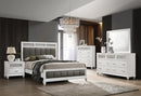 Barzini 4-piece California King Panel Bedroom Set White - My Sweet Home Furniture (Queens, NY)