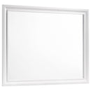 Barzini Rectangle Dresser Mirror White - My Sweet Home Furniture (Queens, NY)
