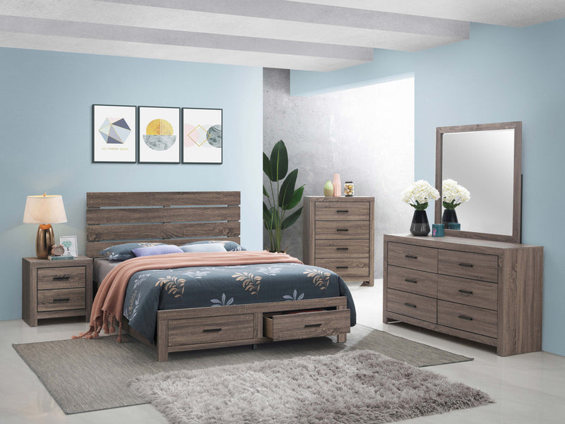 Brantford Wood Storage Panel Bed - My Sweet Home Furniture (Queens, NY)