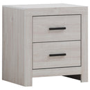 Brantford 2-drawer Nightstand Coastal White - My Sweet Home Furniture (Queens, NY)
