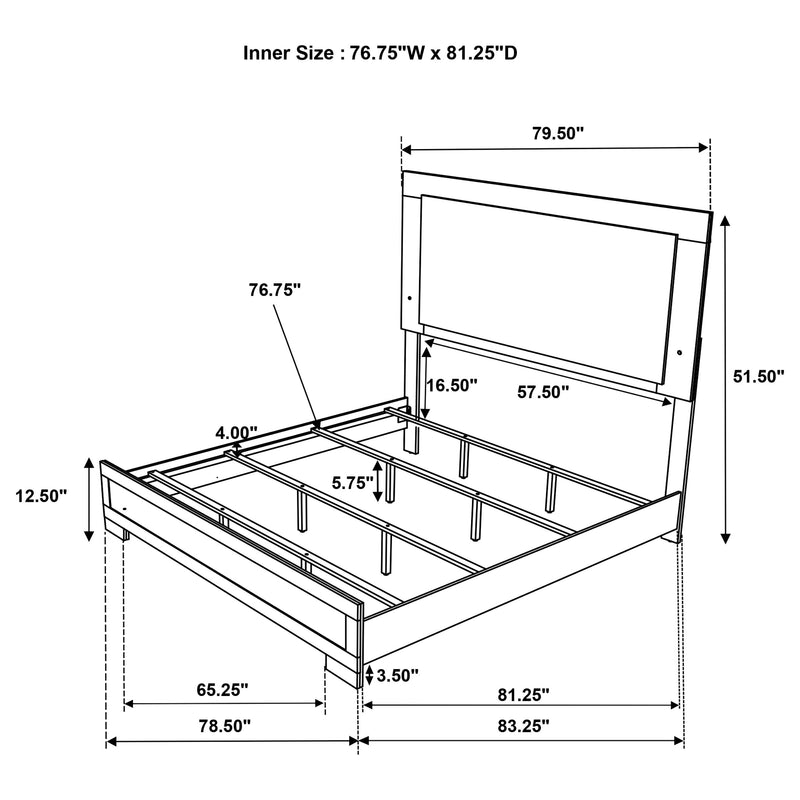 Hyland Eastern King & Queen Bed - My Sweet Home Furniture (Queens, NY)