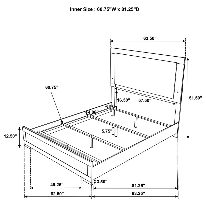 Hyland Eastern King & Queen Bed - My Sweet Home Furniture (Queens, NY)