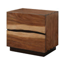 Winslow 2-drawer Nightstand Smokey Walnut and Coffee Bean - My Sweet Home Furniture (Queens, NY)