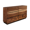 Winslow 6-drawer Dresser Smokey Walnut and Coffee Bean - My Sweet Home Furniture (Queens, NY)