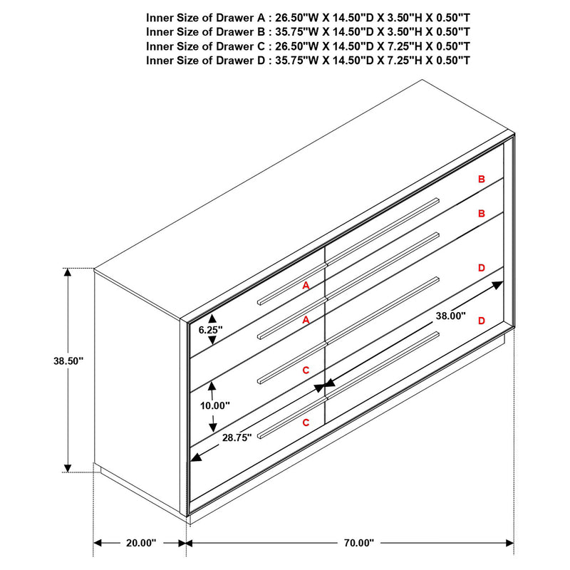 Durango Bedroom Set - My Sweet Home Furniture (Queens, NY)