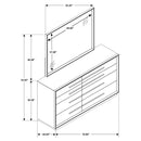 Durango Dresser With Mirror - My Sweet Home Furniture (Queens, NY)