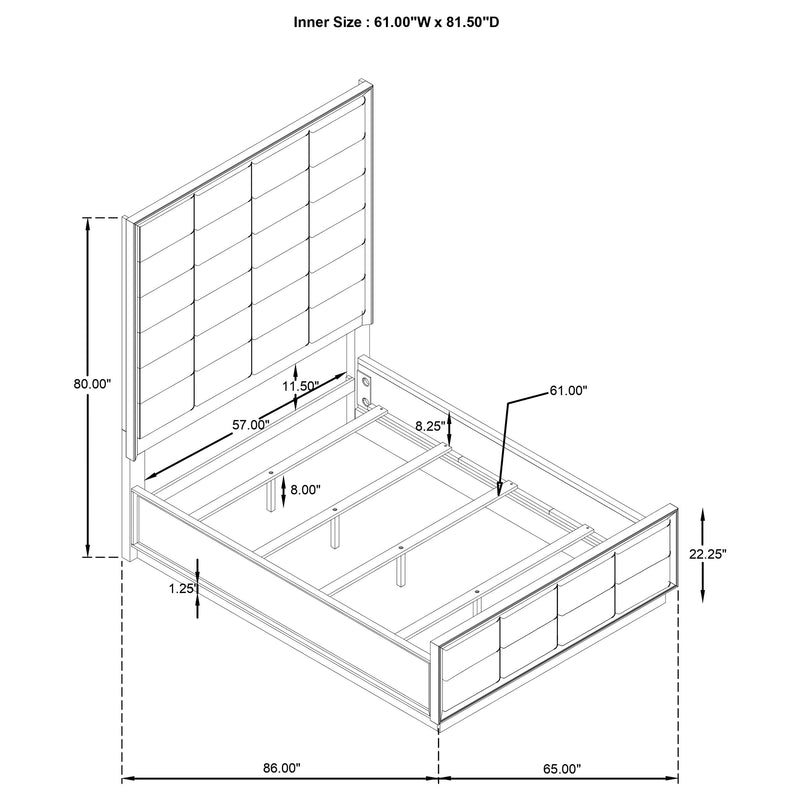 Durango 4 & 5 Piece E.King, Cal.King & Queen Bedroom Set - My Sweet Home Furniture (Queens, NY)