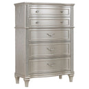 Evangeline 6-drawer Chest Silver Oak - My Sweet Home Furniture (Queens, NY)