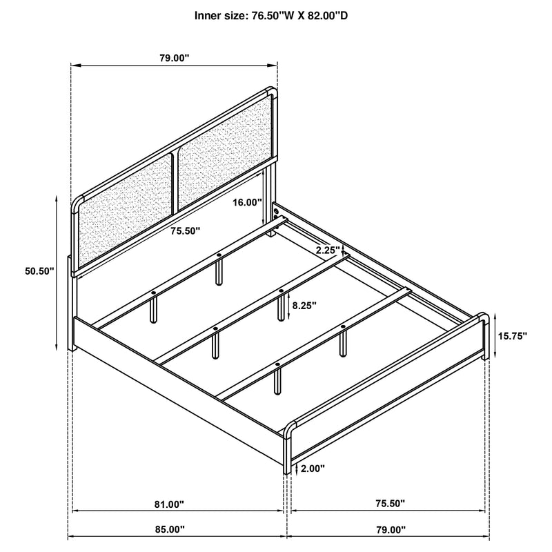 Cavelle Eastern King Bed - My Sweet Home Furniture (Queens, NY)