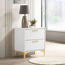 Kendall 2-drawer Nightstand White - My Sweet Home Furniture (Queens, NY)