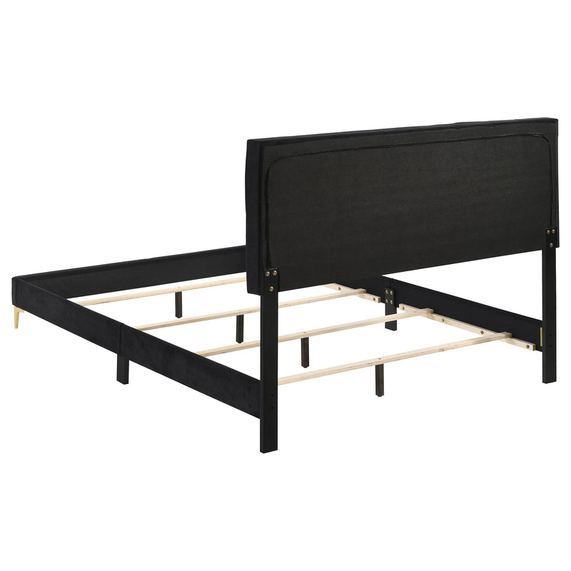 Kendall Panel Bed E.King, & Queen Black & White - My Sweet Home Furniture (Queens, NY)