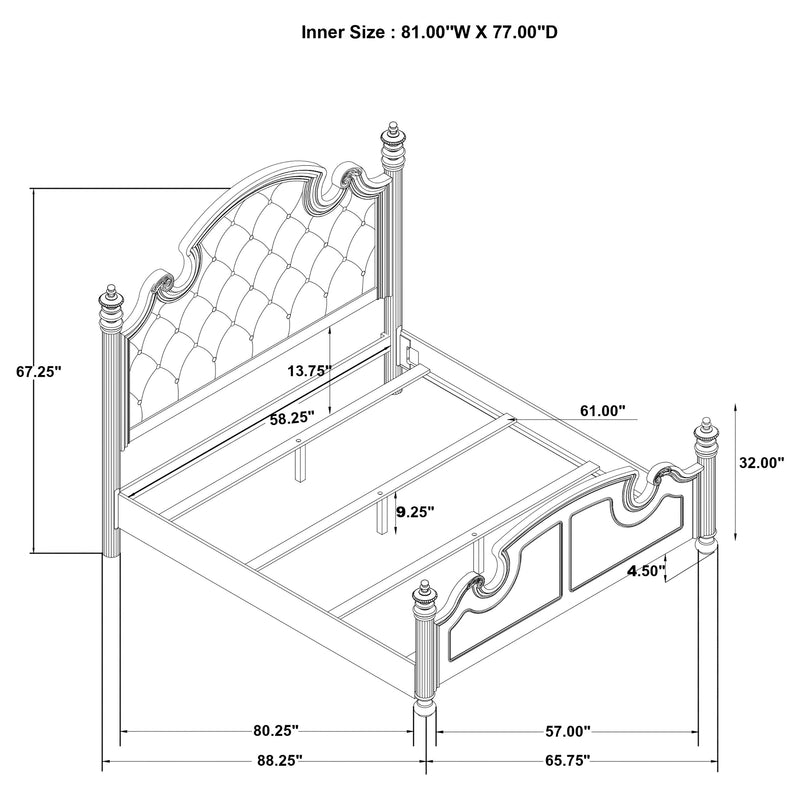 Celina 4 & 5 Piece Bedroom Set King & Queen - My Sweet Home Furniture (Queens, NY)