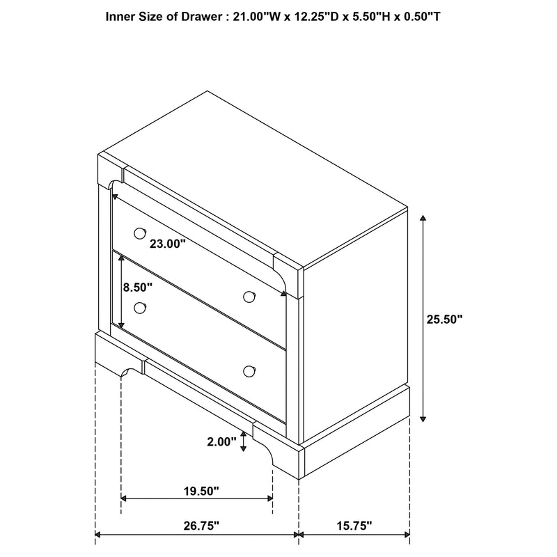 Gran Park Nightstand - My Sweet Home Furniture (Queens, NY)