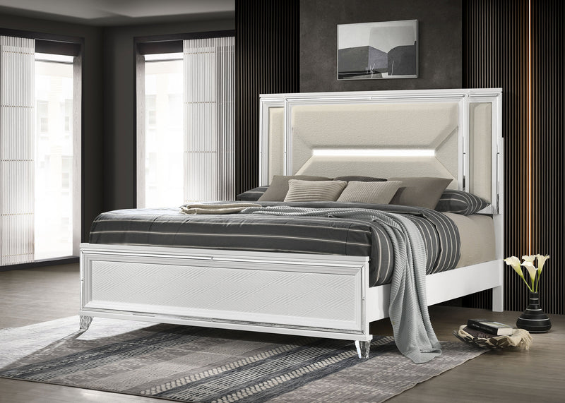 Marmore California King, E.King, & Queen Bed - My Sweet Home Furniture (Queens, NY)