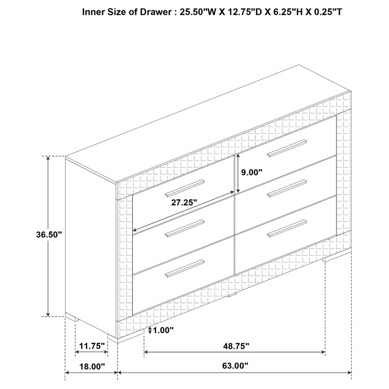 Ives 4 & 5 Piece Bedroom Set E.king & Queen White & Grey - My Sweet Home Furniture (Queens, NY)
