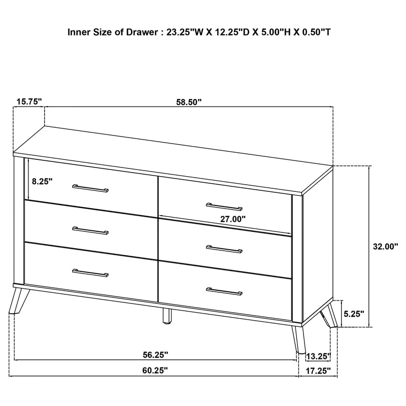 Kaywood 4 & 5 Pc Bedroom Set Full, E.King, Queen & Twin - My Sweet Home Furniture (Queens, NY)