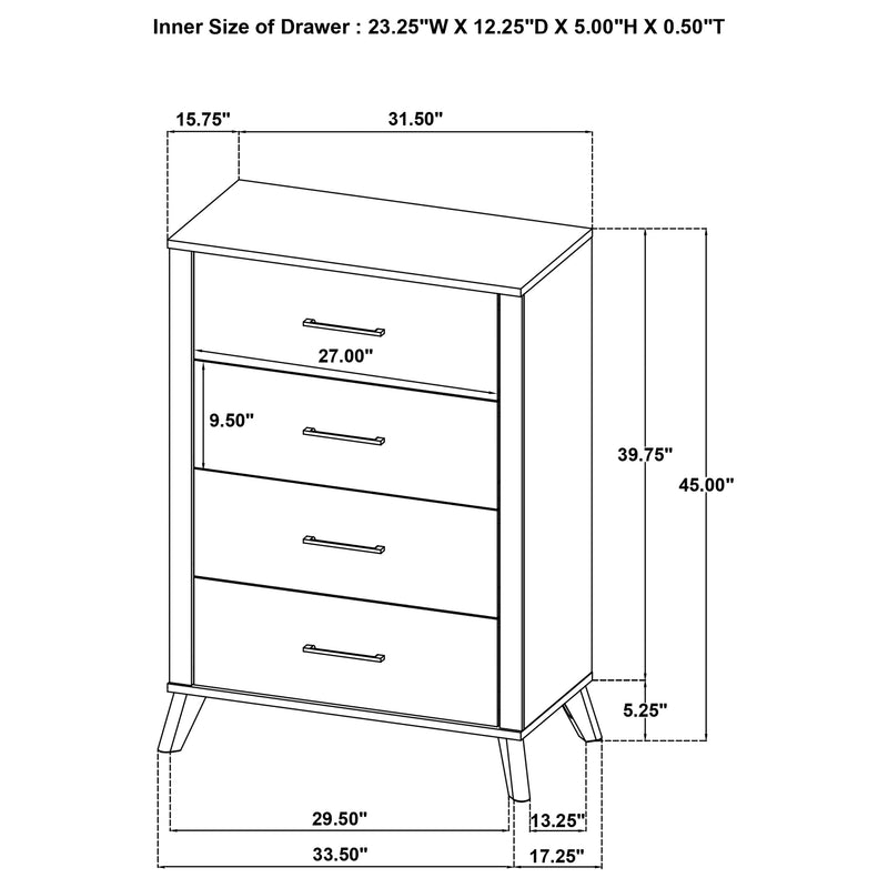 Kaywood 4 & 5 Pc Bedroom Set Full, E.King, Queen & Twin - My Sweet Home Furniture (Queens, NY)