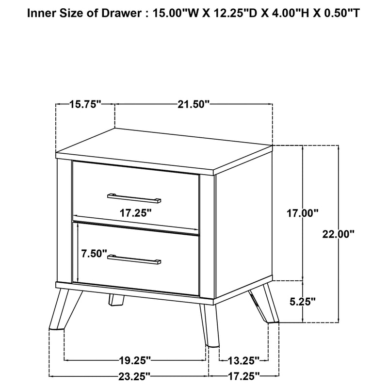 Kaywood 4 & 5 Pc Bedroom Set Full, E.King, Queen & Twin - My Sweet Home Furniture (Queens, NY)