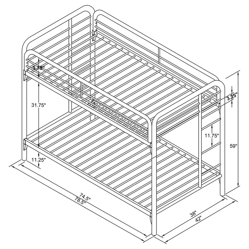 Morgan Bunk Beds - My Sweet Home Furniture (Queens, NY)