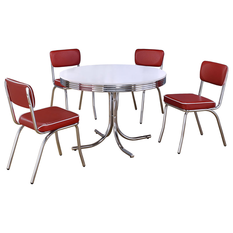 Retro 5 Pc Dining Sets - My Sweet Home Furniture (Queens, NY)