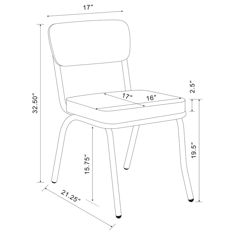 Retro 5 Pc Dining Sets - My Sweet Home Furniture (Queens, NY)
