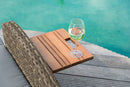 Bahia Tobago Reclining Chaise Lounge Brown & Gray