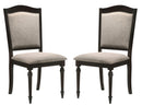 Windsor Contemporary Style Dining Chair in Chocolate finish Wood