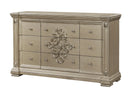 Alicia Transitional Style Dresser in Beige finish Wood
