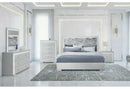 Naomi Silver Marble Bed Group