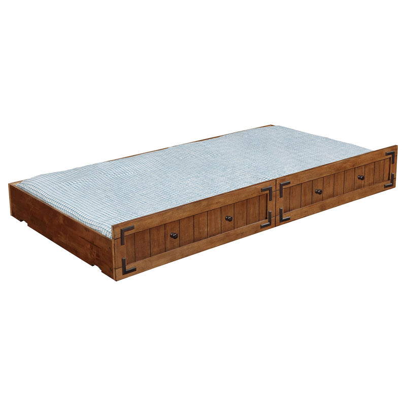 Oakdale Wood Twin Daybed with Trundle Rustic Honey - My Sweet Home Furniture (Queens, NY)